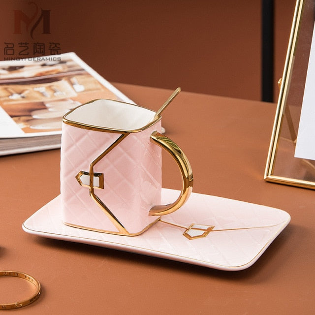 Coffee Cup Set! Luxury Bag