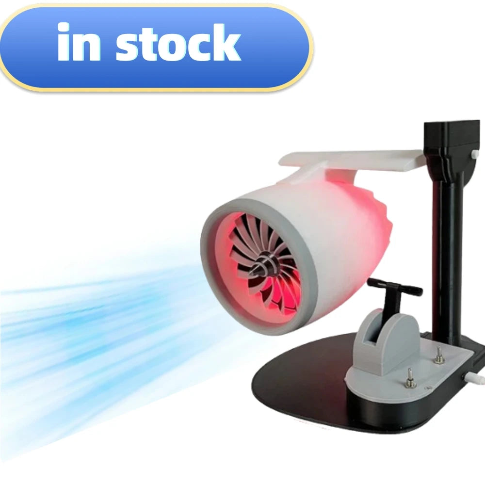 Desktop Turbo Fan Atomization Red Light Tail Flame Device 3D