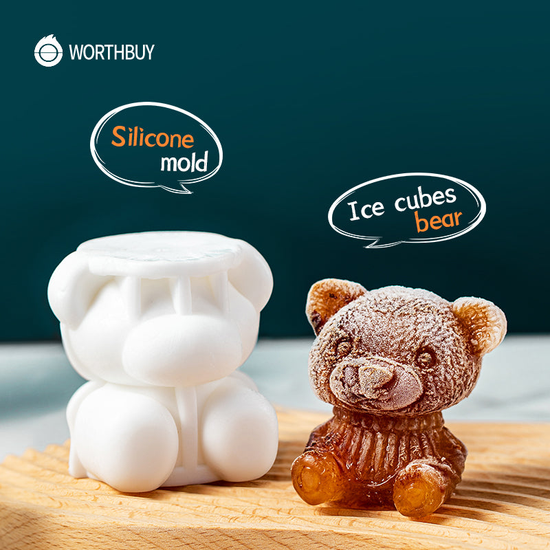 Teddy Bear Ice Cube Maker